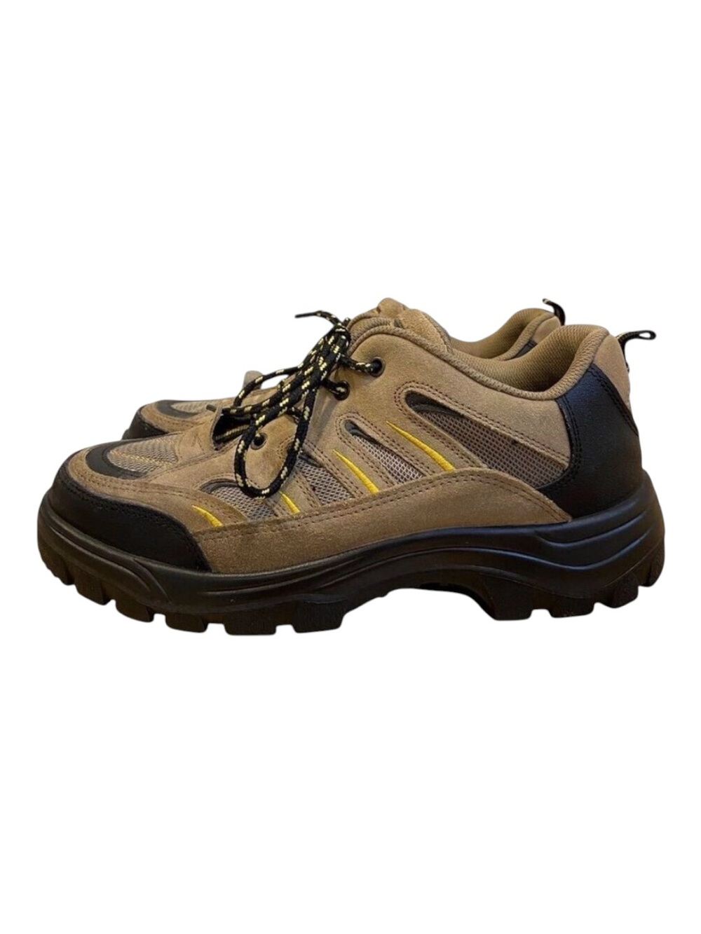 JB Goodhue Mens Hiking Shoes Size 8.5 Brown &Black Suede & Mesh size 9 ortopedic